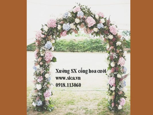 Cổng hoa cưới đẹp