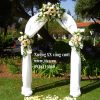 Cổng hoa cưới bằng vải