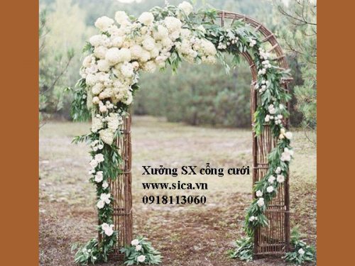 Xưởng bán cổng hoa cưới giá rẻ