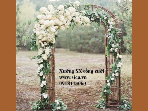 Nơi bán cổng hoa cưới ngoài trời