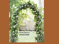 Cổng hoa đám cưới sang trọng