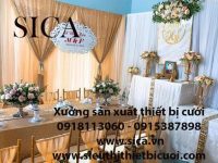 Các loại bàn thờ gia tiên trang trí ngày cưới
