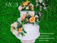 Thùng tiền bánh kem kết hoa giá rẻ
