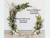 Cổng hoa cưới tròn có lối đi đẹp nhất