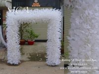 Cổng hoa cưới màu trắng
